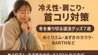 「冬を快適に過ごすあったかグッズおすすめコレクション|ドラッグストア店長が選ぶ冷え対策アイテム」