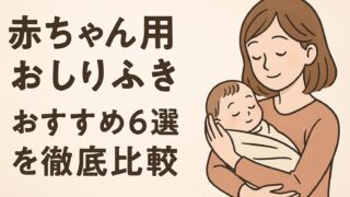 新生児に優しいおしりふきはどれ?おすすめ6選を特徴で比較