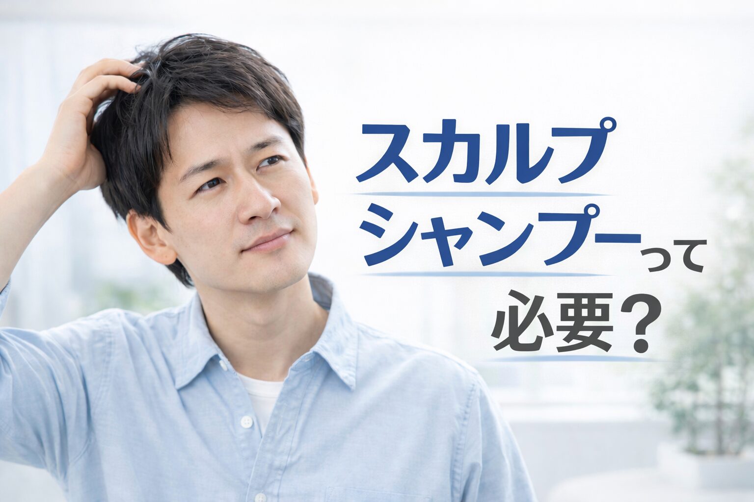 スカルプシャンプーは本当に必要？男性の頭皮ケアを“今日から”変える選び方とおすすめ5選