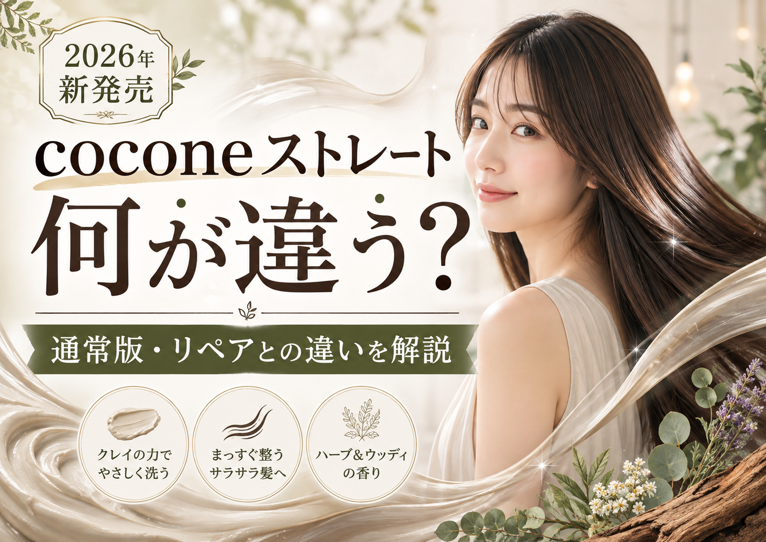 coconeストレートは何が違う？通常版・リペアとの違いと使い方【2026年新発売】